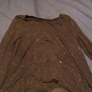 Black long sleeve top